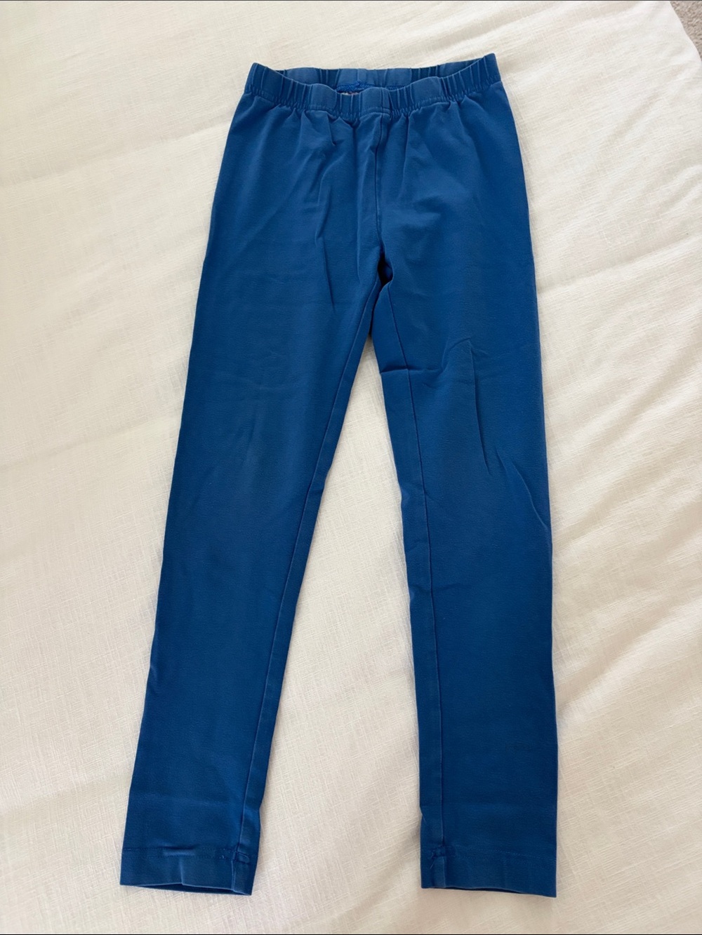 Hanna Andersson Girls Blue Leggings 120cm / 6-7